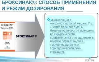 Глазные капли Бромфенак: инструкция по применению и рекомендации