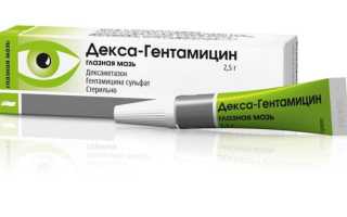 Глазная мазь Декса-Гентамицин: показания к применению и меры предосторожности для здоровья глаз