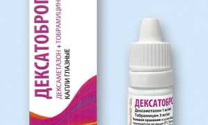 Глазные капли Дексатобропт: инструкция по применению и рекомендации