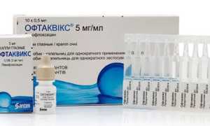 Капли для глаз Офтаквикс: инструкция и применение