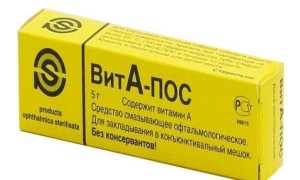Вита Пос – мазь глазная: инструкция по применению для глаз и рекомендации
