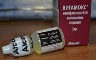 Инструкция по применению глазных капель Вигамокс для эффективного лечения