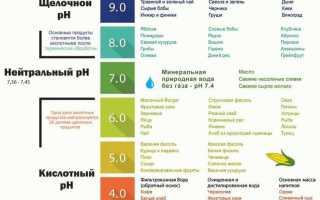 Ощелачивание и закисление: перечень продуктов, способы
