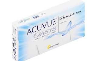 Контактные линзы для длительного ношения ACUVUE OASYS – комфорт и качество