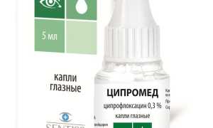Глазные капли Ципромед: инструкция по применению, показания и противопоказания для здоровья глаз