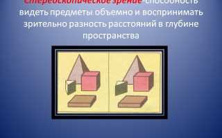 Стереоскопическое зрение: что это, как работает, как измеряется? Полное руководство