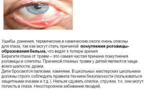 Травмы глаза: виды и лечение, профилактика и рекомендации
