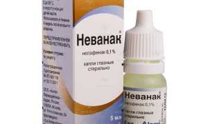Капли для глаз Неванак: эффективное средство для здоровья глаз