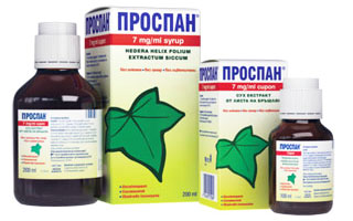 Бутылочка сиропа от кашля