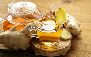 Чай с имбирем Питье, облегчающее кашель