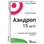 азидроп глазные капли инструкция