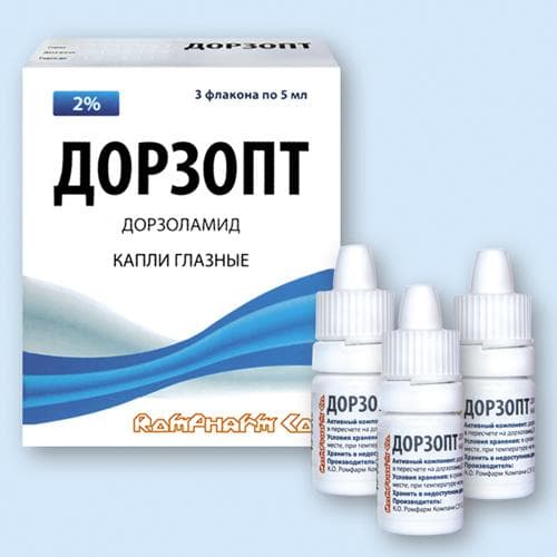 Дорзопт применяют для лечения глаукомы