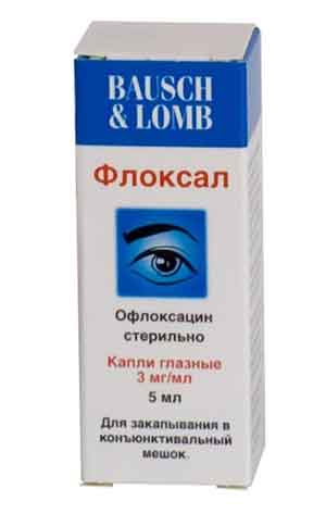 капли с антибиотиком флоскал
