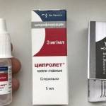 капли для глаз ципролет
