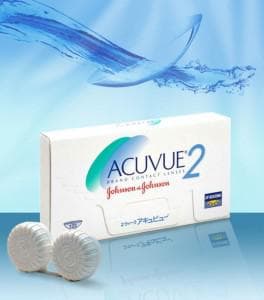 линзы Acuvue 2 - гидрогелевые контактные линзы 2-х недельного срока ношения